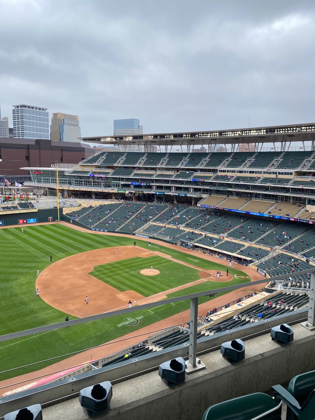 Target Field Section 324 Row 2 Seat 13