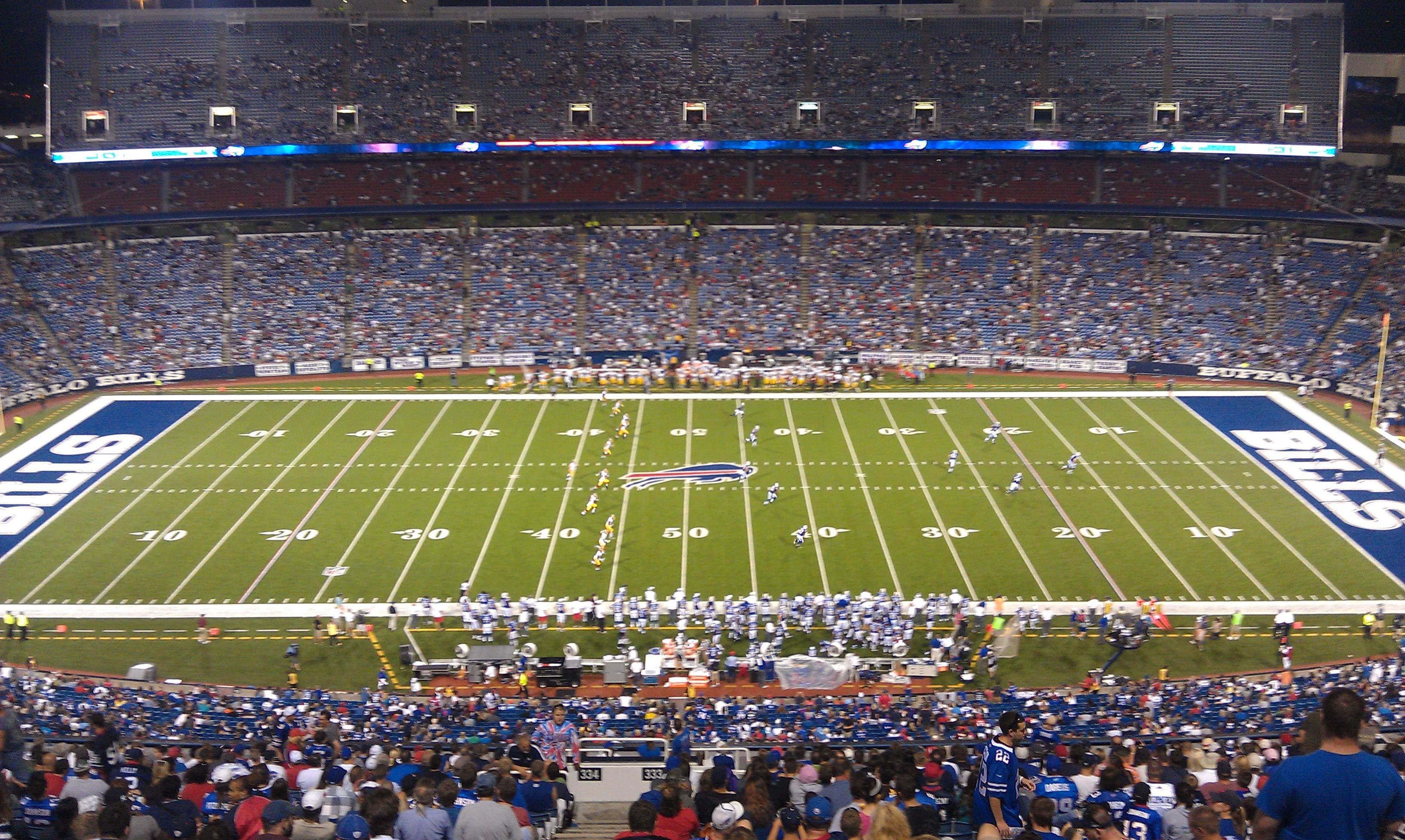Highmark Stadium Section 333 Row 37 