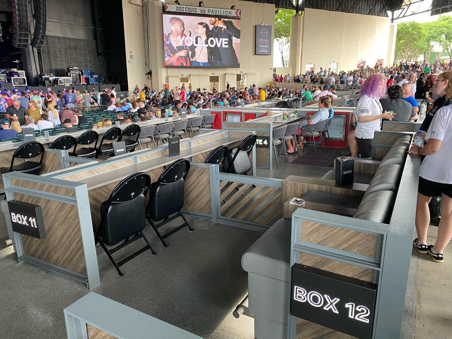 Dos Equis Pavilion Section Box 12 
