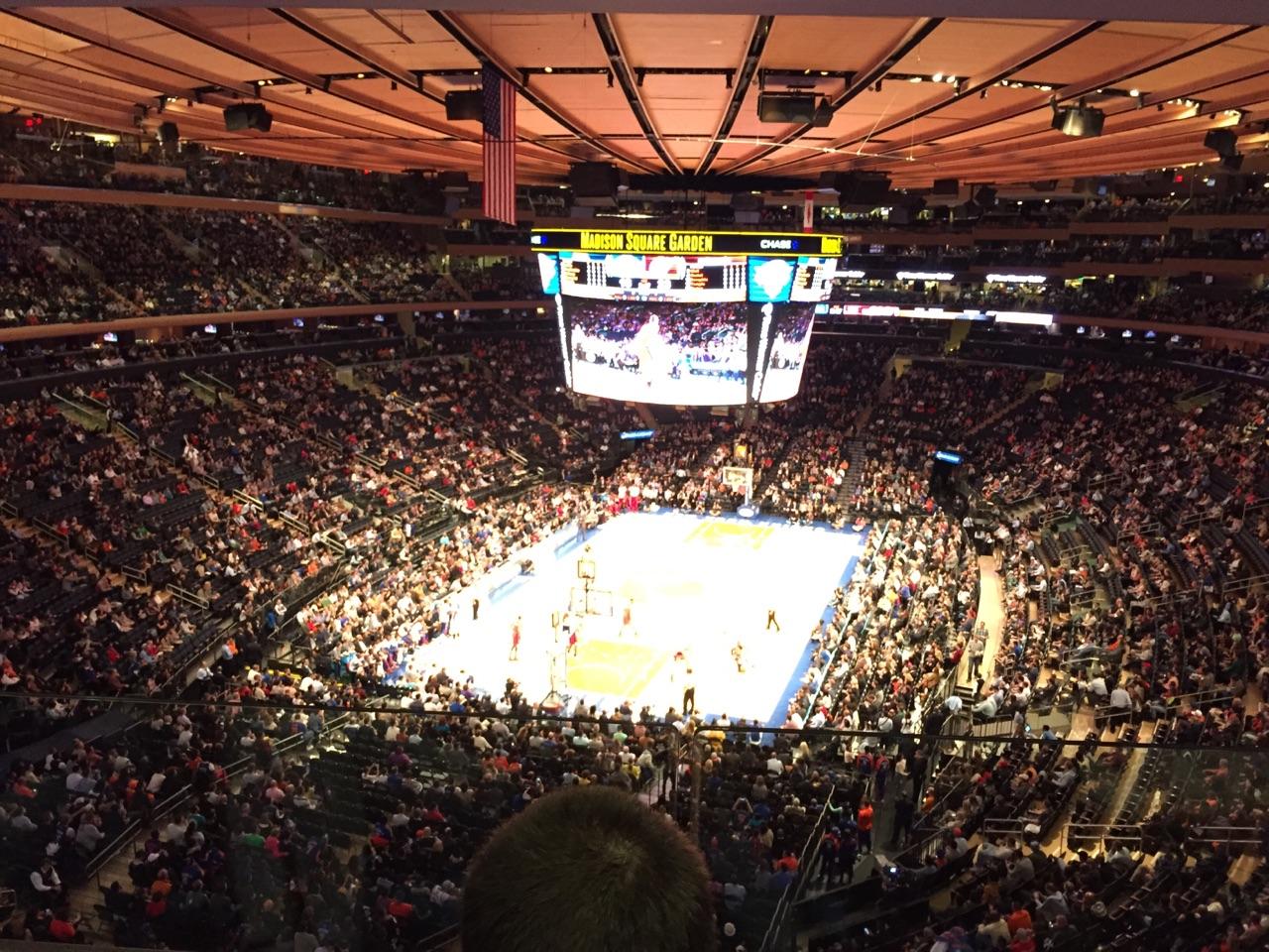 Madison Square Garden Section 417 Row 2 Seat 7