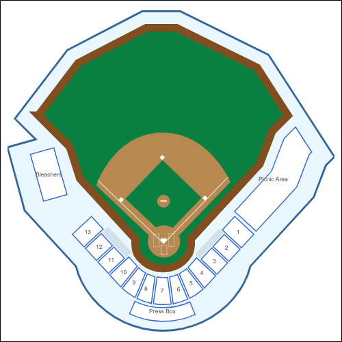 PK Park Seating Chart