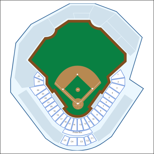 Constellation Field Seating Chart