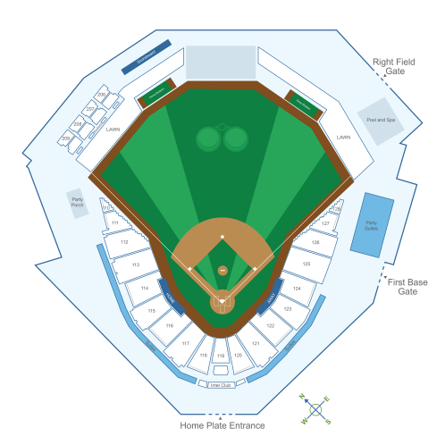 Dell Diamond Seating Chart