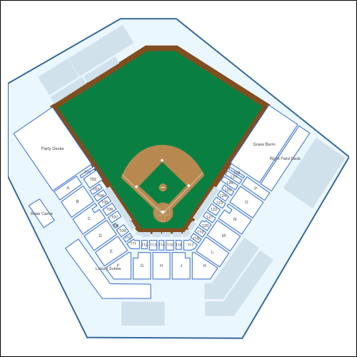 Cheney Stadium Seating Chart
