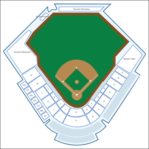 Hammons Field Seating Chart