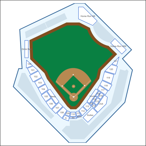 Banner Island Ballpark Seating Chart