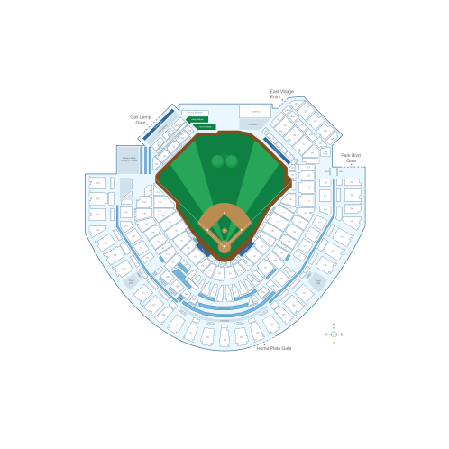 PETCO Park Seating Chart