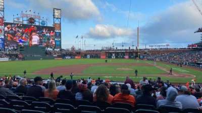 Oracle park section 122