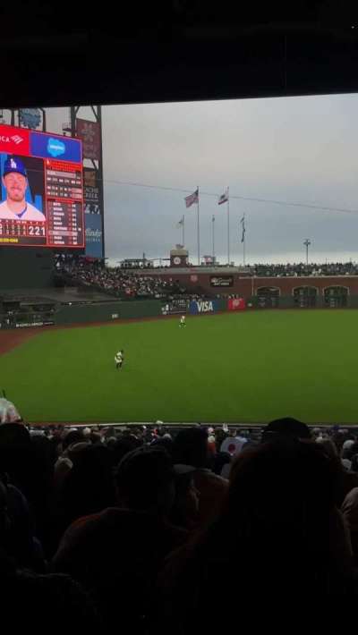 Oracle park section 130
