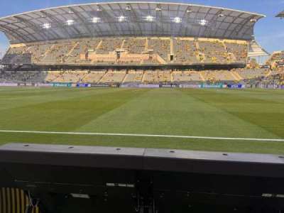 Bmo Stadium section BENCHS