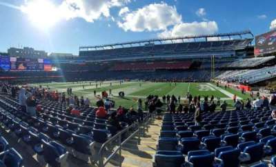 Gillette Stadium section 127