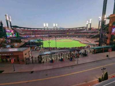 Busch Stadium section Budweiser Brewerhouse Bud Deck