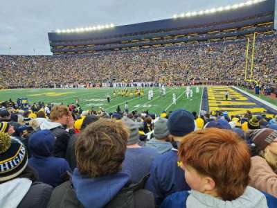 Michigan Stadium section 18