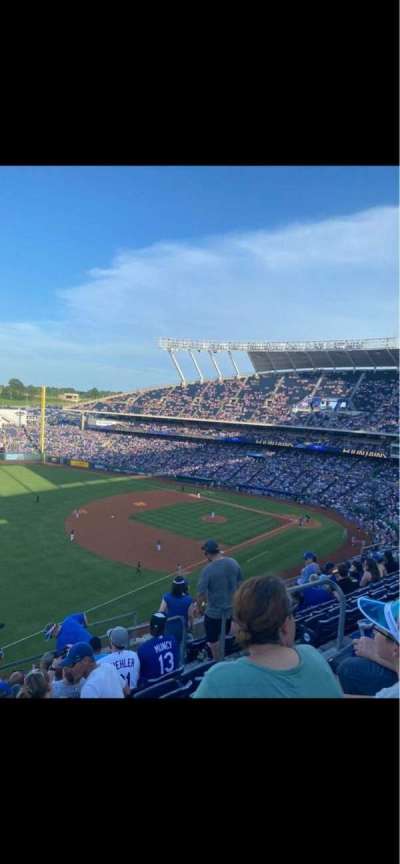 Kauffman Stadium section 404