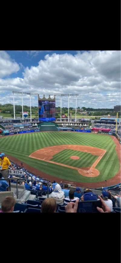 Kauffman Stadium section 417