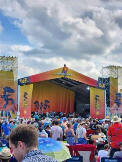 Fair Grounds Race Course & Slots section Festival Stage