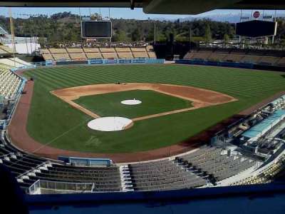 dodger stadium section Vin Scully Press Box