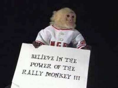 Angel Stadium section believe in the power
