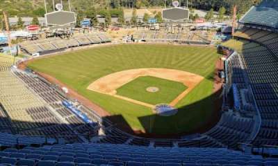 dodger stadium section Vin Scully Press Box