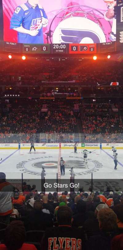 Xfinity Mobile Arena section 101