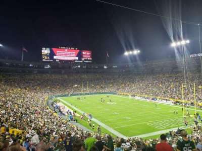 lambeau field section 134
