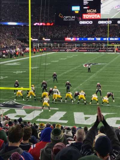 Gillette Stadium section 142