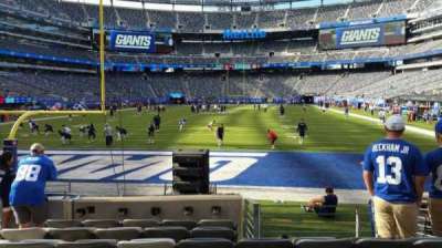 MetLife Stadium section 124