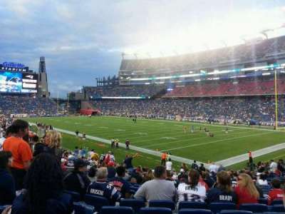 Gillette Stadium section 125