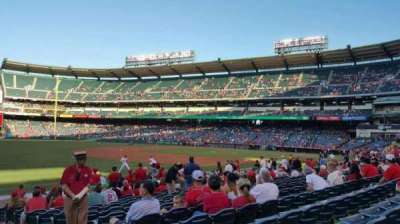 Angel Stadium section 107
