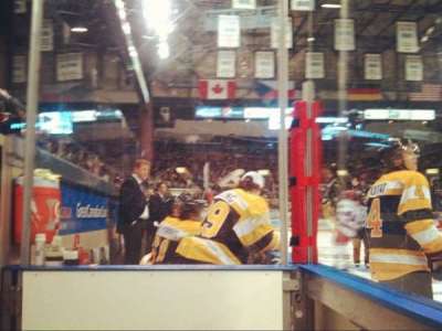 Kitchener Memorial Auditorium section Gold Glass