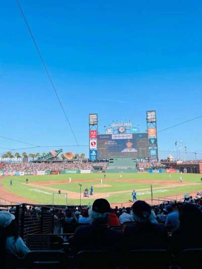 Oracle park section 114