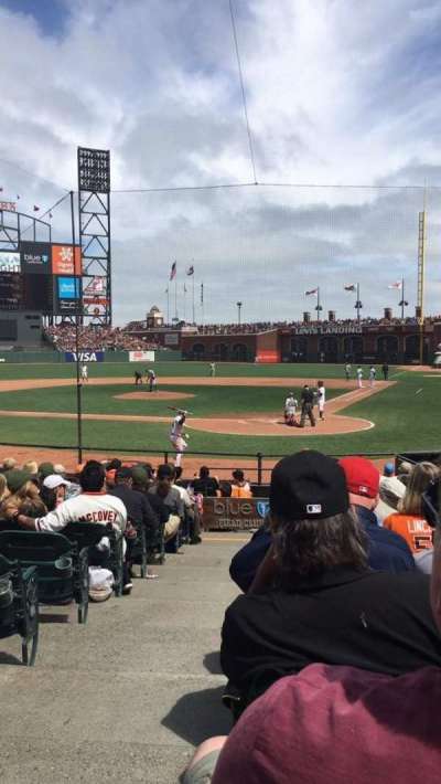 Oracle park section 117