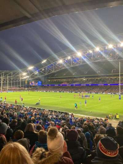 Aviva stadium section 121