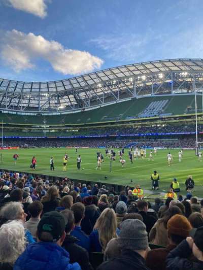 Aviva stadium section 140