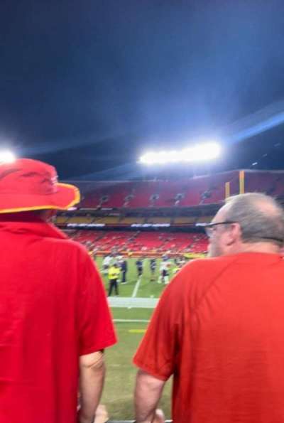 Arrowhead Stadium section 116