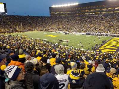 Michigan Stadium section 18