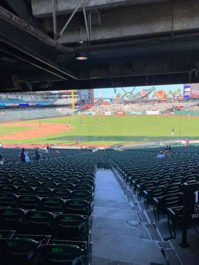Oracle park section 103