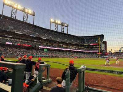 Oracle park section 107