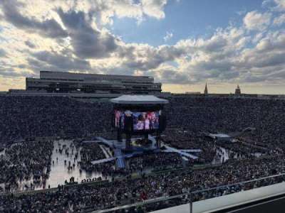 Notre Dame Stadium section 712