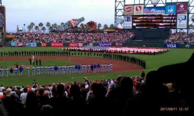 Oracle park section 108