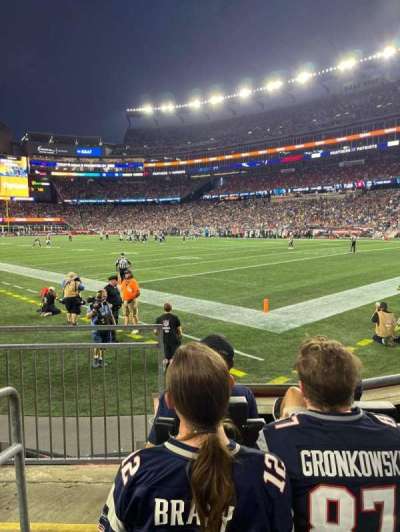 Gillette Stadium section 102