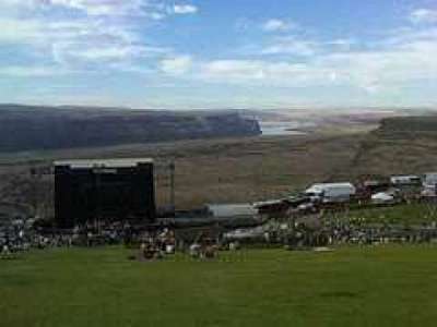 Gorge Amphitheatre section Lawn