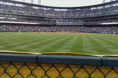 Coors Field section 160