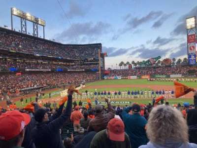 Oracle park section 109