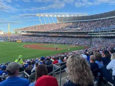 Kauffman Stadium section 211