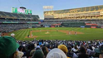 Oakland Coliseum section 114