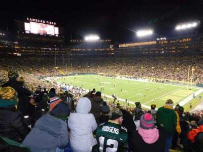 Lambeau Field section 109