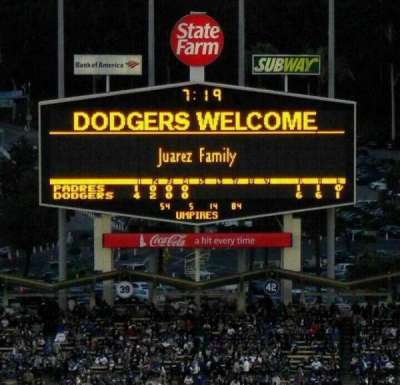dodger stadium section 11TD