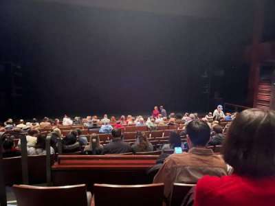 Sidney Harman Hall section Orchestra Grand Tier Center