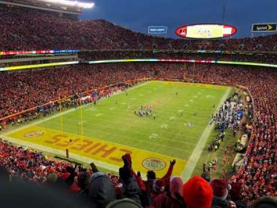 arrowhead stadium section 310
